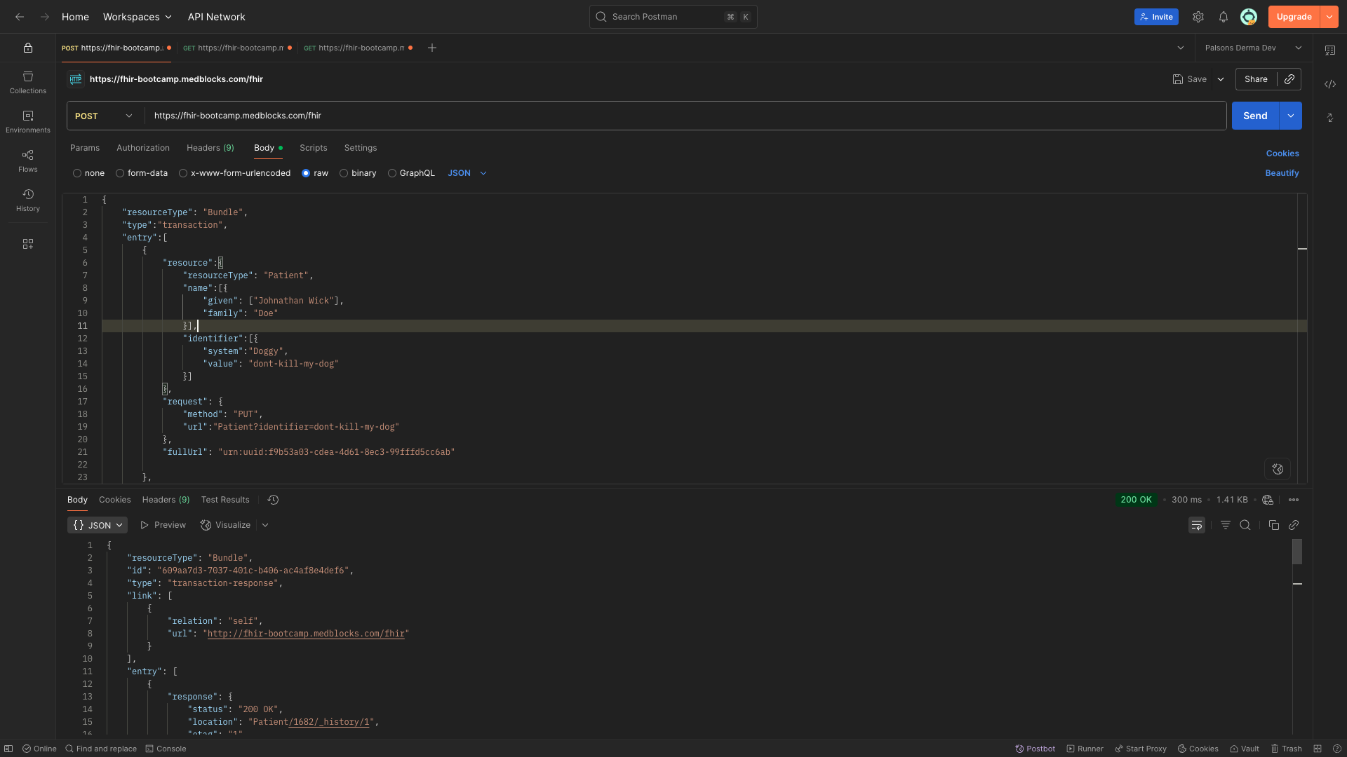 Create a Transaction Exercise Step 2
