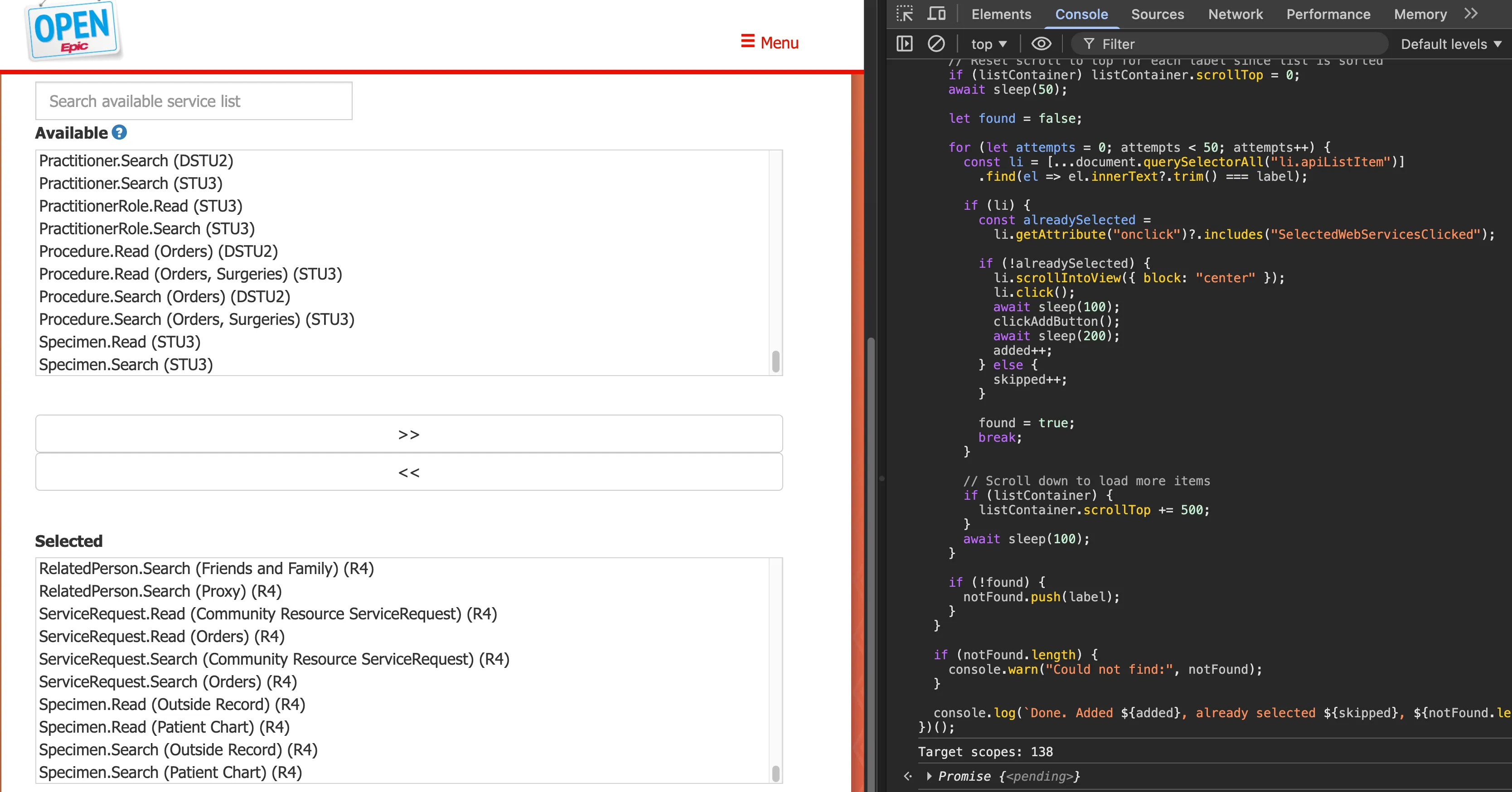 Browser Script