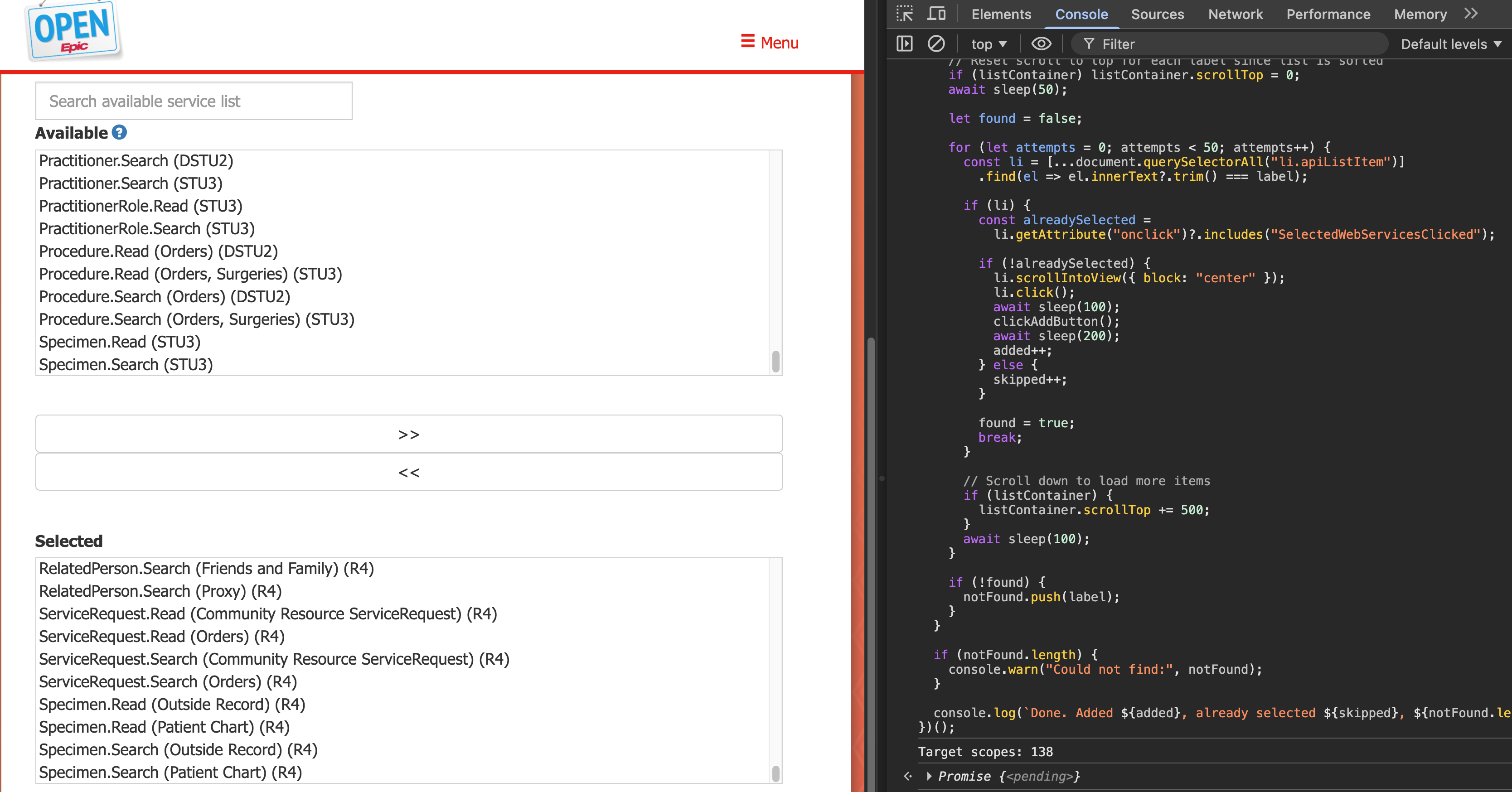 Browser Script