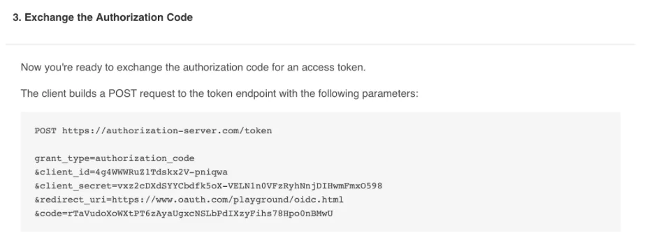 exchanging second auth code