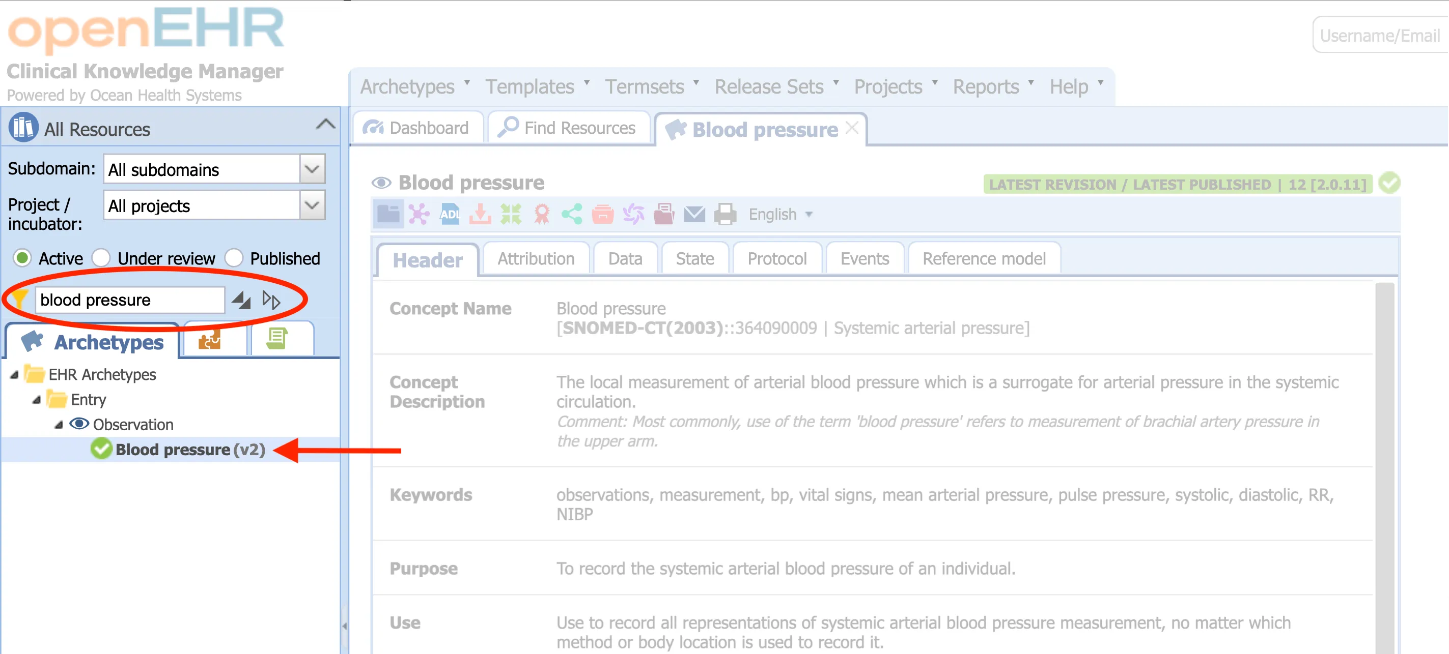 Searching for blood pressure