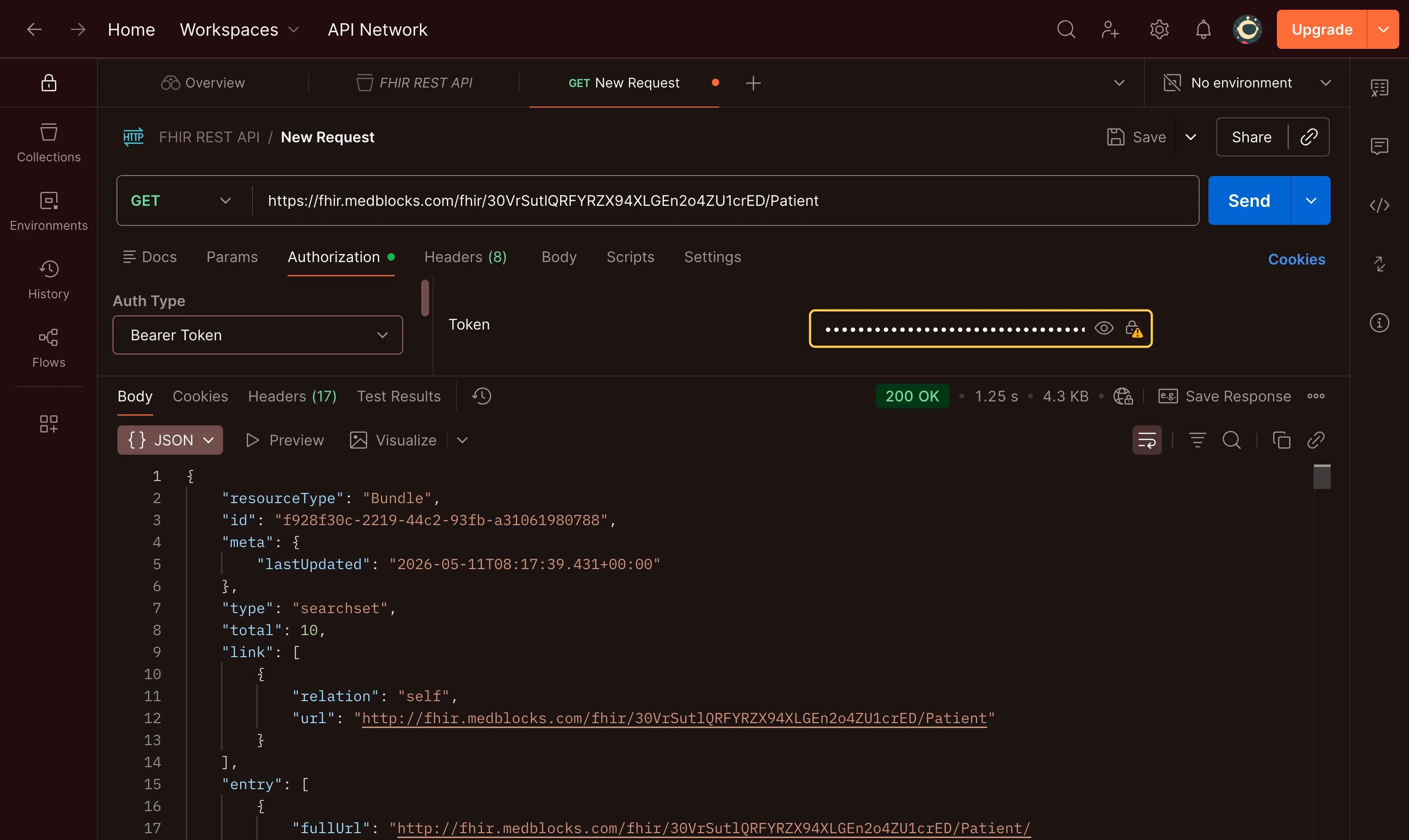verify server auth on postman