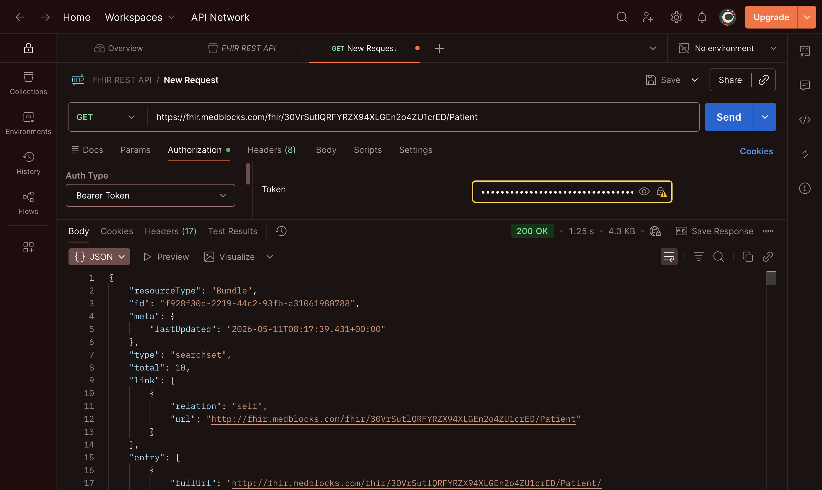 verify server auth on postman