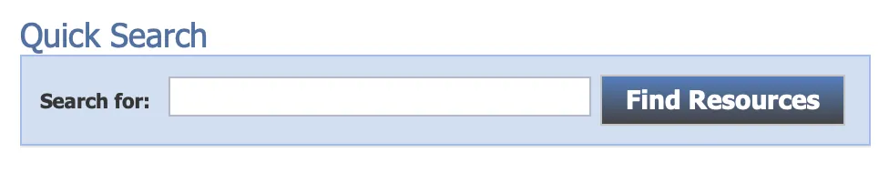 Quick Search on CKM dashboard
