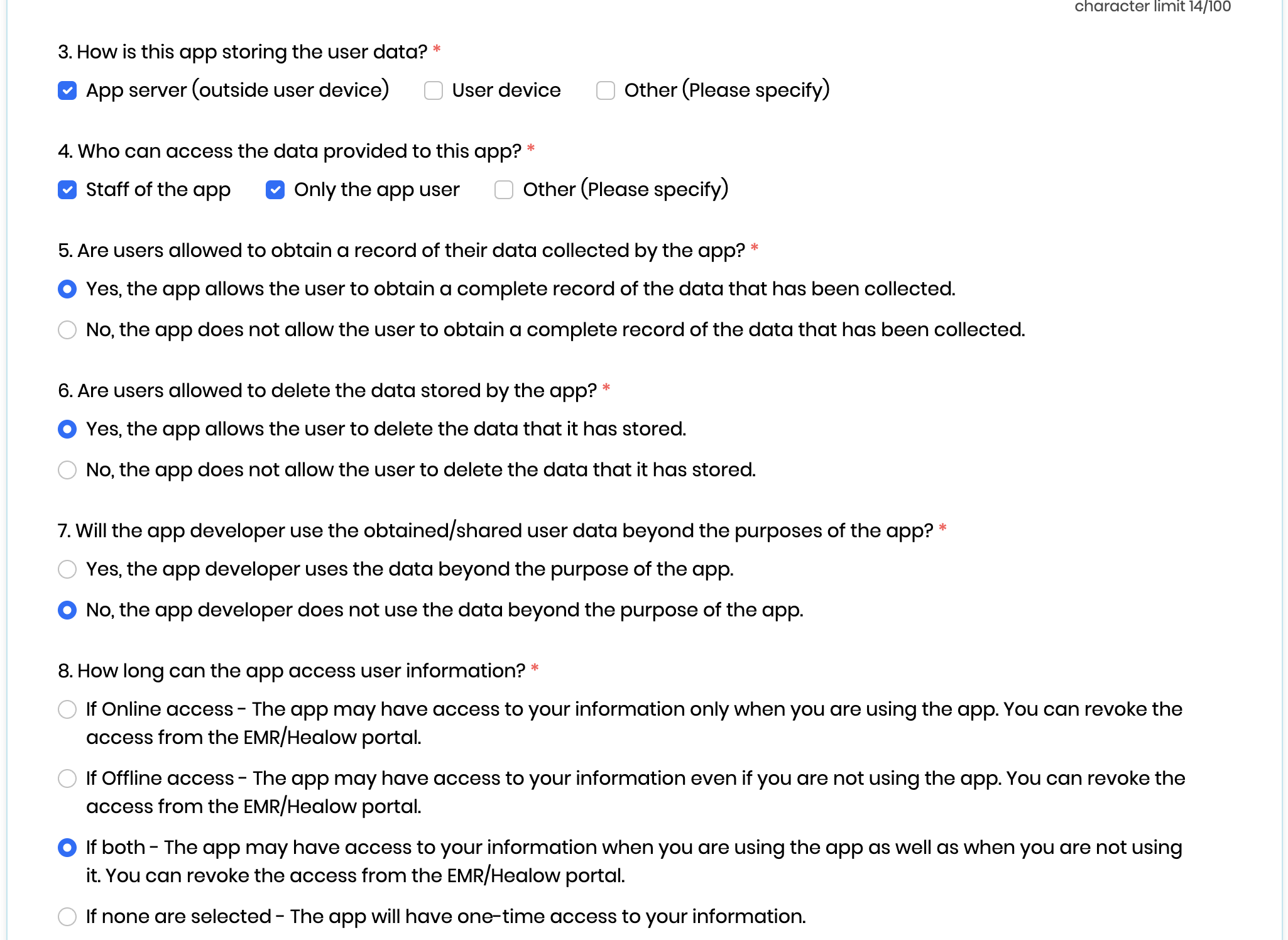 Questionnaire