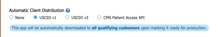Mark an Epic Patient App for Automatic Distribution