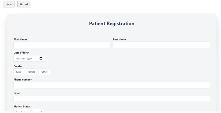 Add new patient