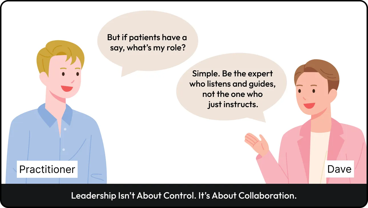 patients and practicioners working together for care