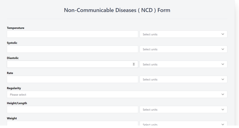 Non communicable diseases form 1