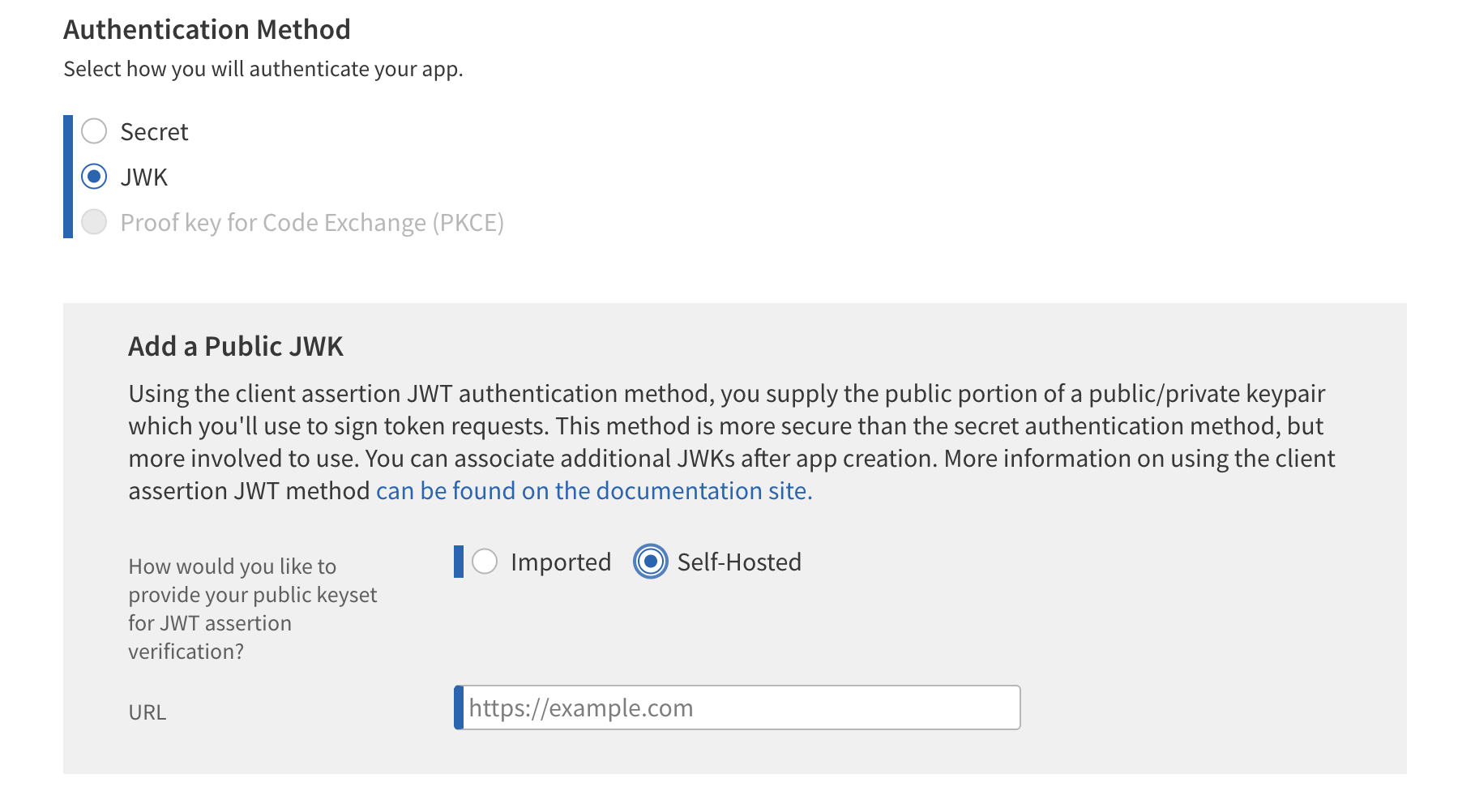 Authentication Method