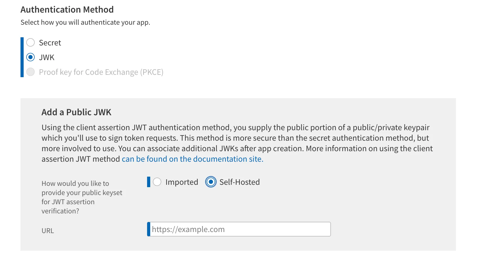 Authentication Method