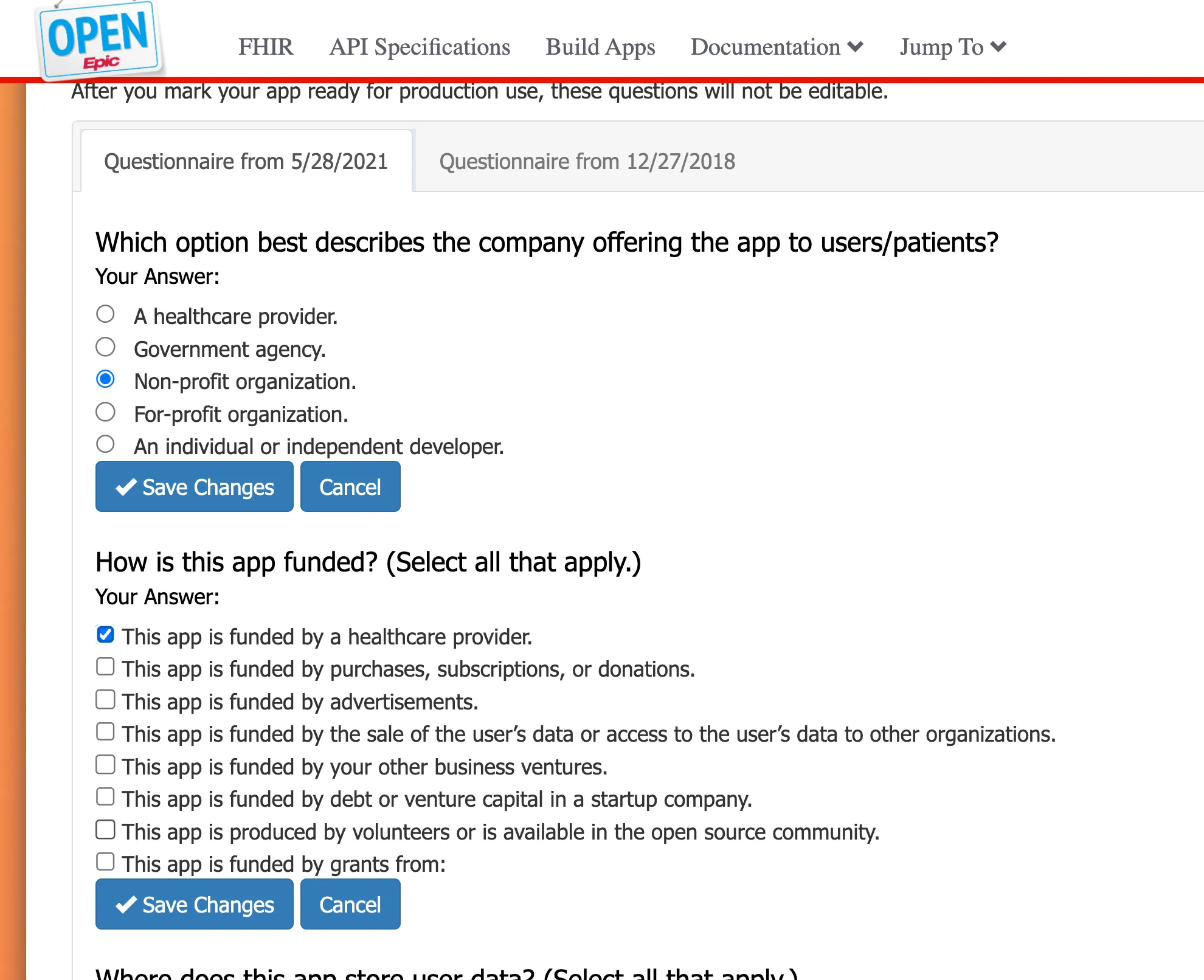 Data Use Questionnaire