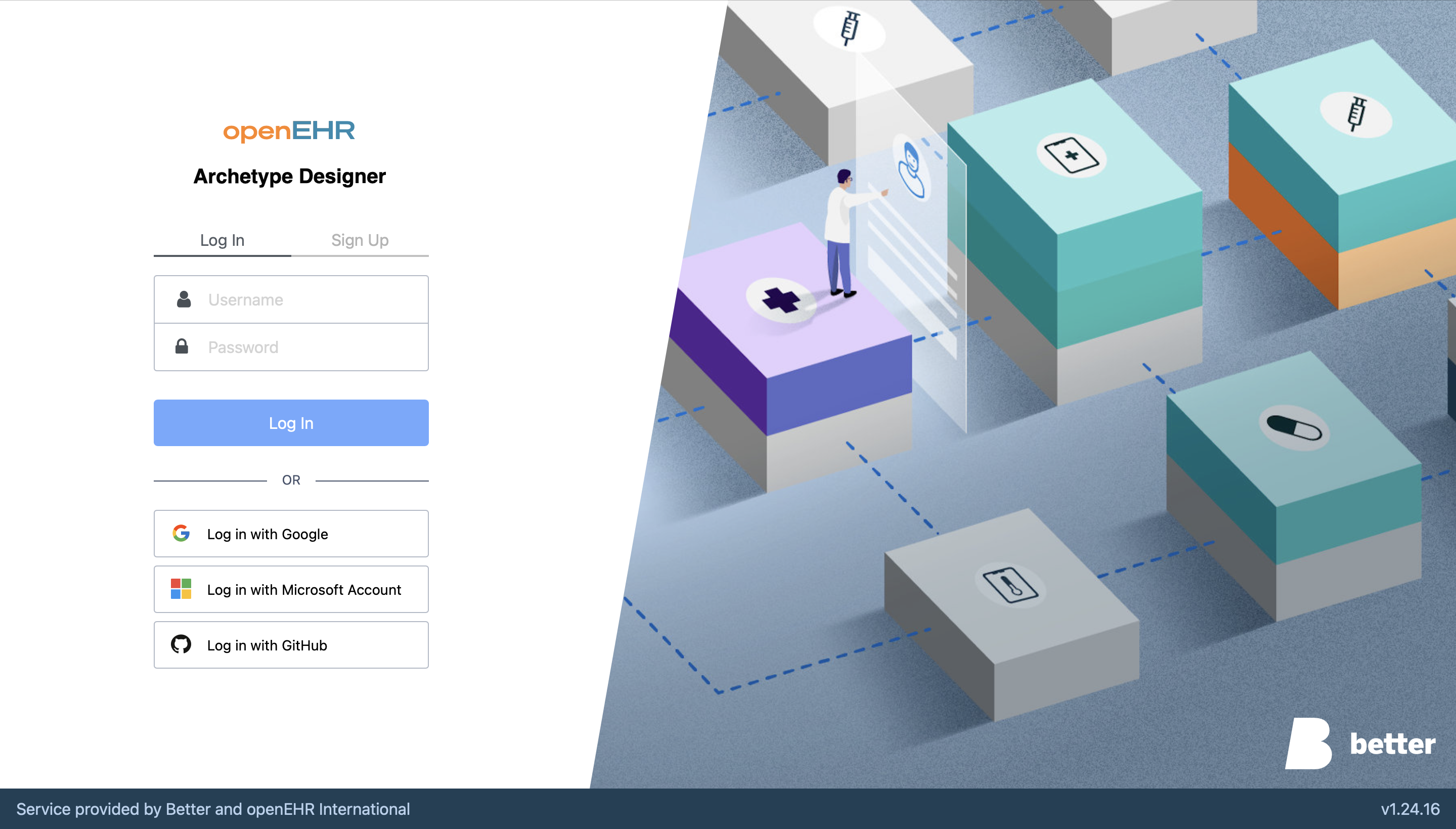 Archetype Designer home page