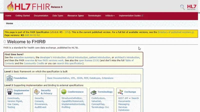 How to download the FHIR Schema