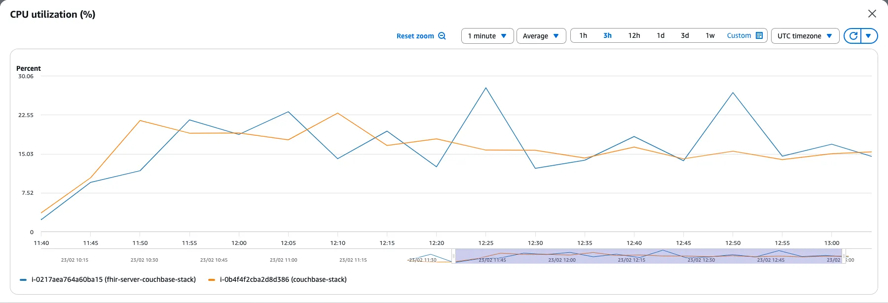 Couchbase FHIR: CPU Usage during data upload