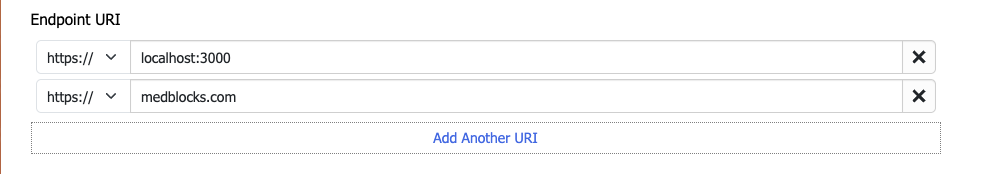 Redirect URI For CareSummary