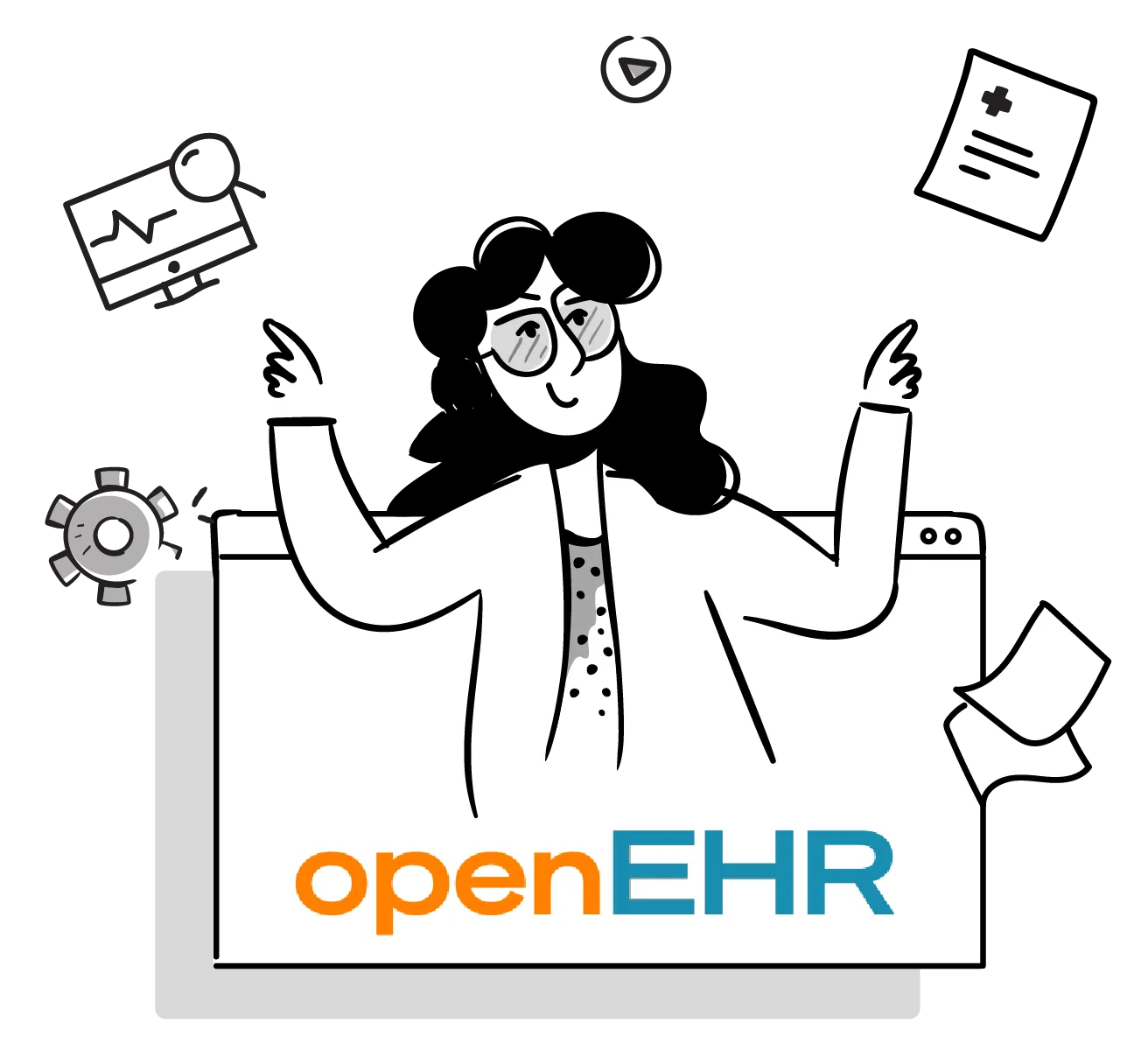 Illustration openEHR logo