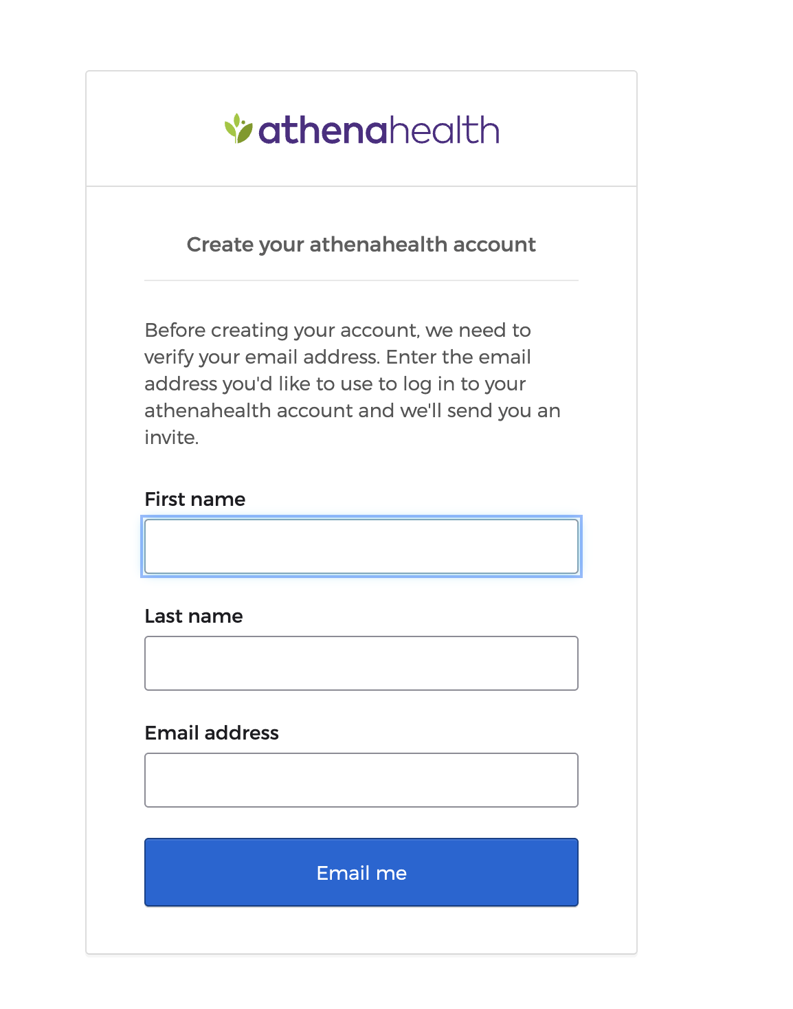 Athena setup overview