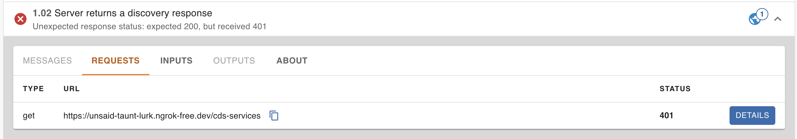 CRD Discovery Response Authentication Failed