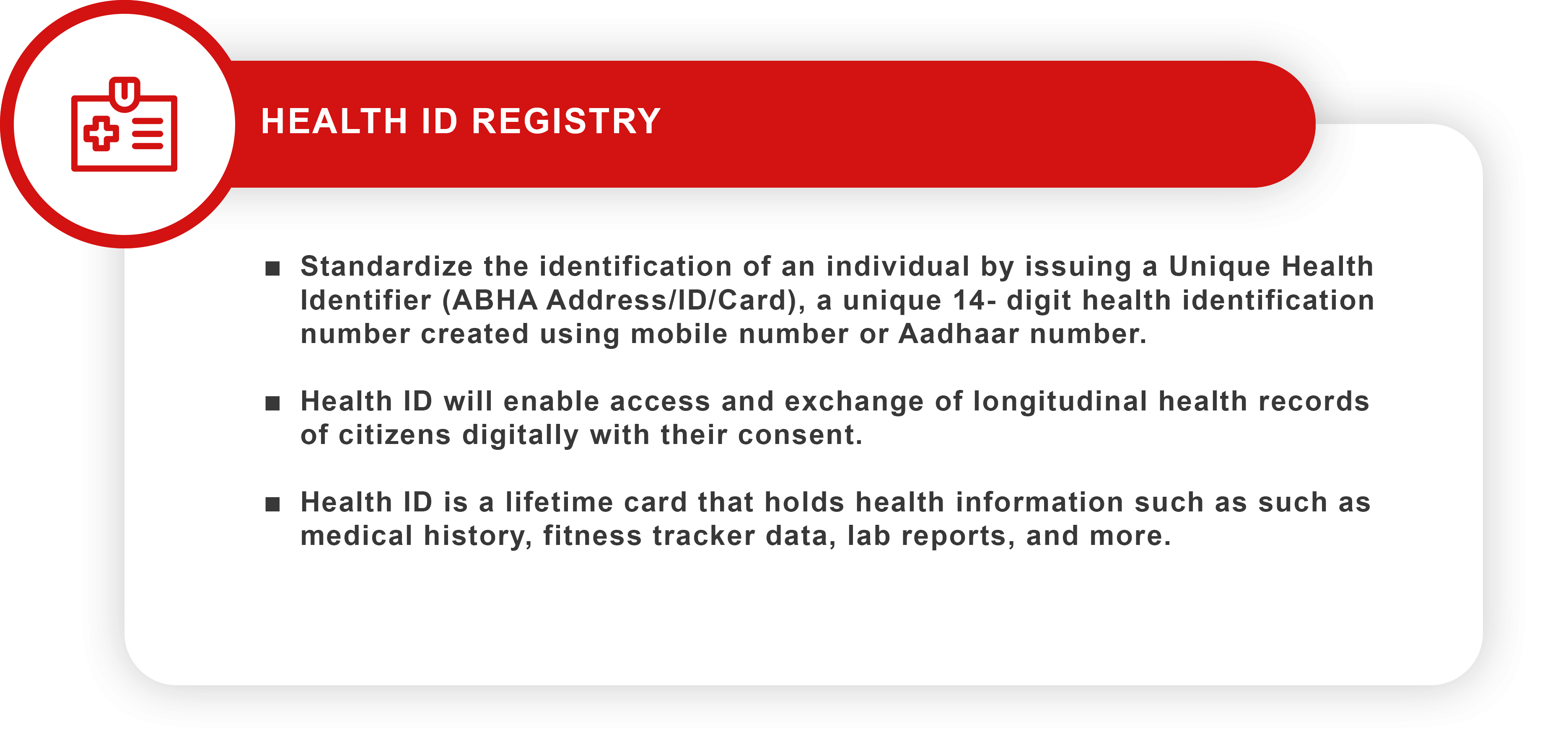 Health ID registry