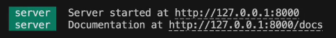 link to fastapi docs