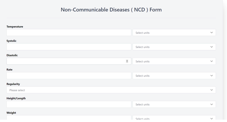 Non communicable diseases form 1