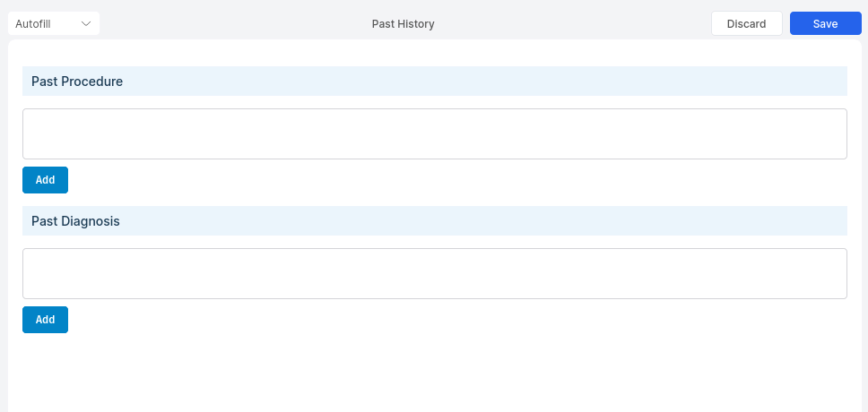 Web component based form for Medblocks EMR